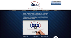 Desktop Screenshot of ixeo.fr