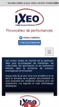 Mobile Screenshot of ixeo.fr